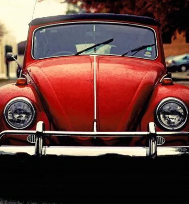 Classic Red Vehicles Paint By Numbers