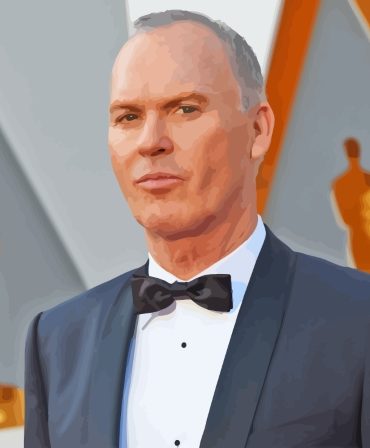 Michael Keaton Movie Star Paint By Numbers