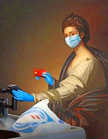 Vintage Woman Mask Paint By Numbers