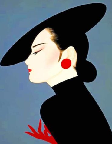 Elegant Asian Woman Paint By Numbers