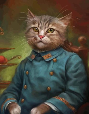 Classy Cat Animals Paint By Numbers