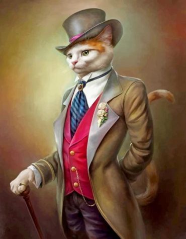 Classy Feline Paint By Numbers