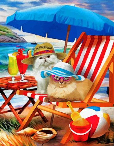 Elegant Cat Companion Paint By Numbers