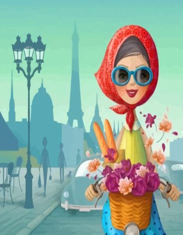 Elegant French Lady Paint By Numbers