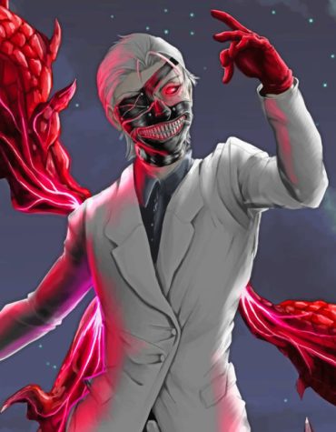 Tokyo Ghoul Kaneki Paint By Numbers