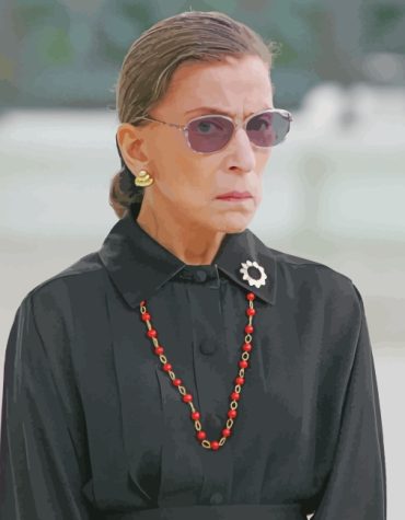 Elegant Ruth Bader Ginsburg Paint By Numbers
