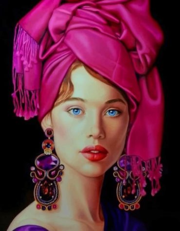 Elegant Spanish Woman Paint By Numbers