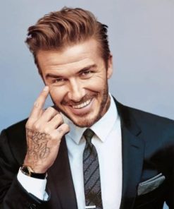 David Beckham Soccer Icon Paint By Numbers