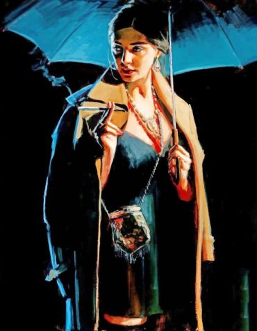 Vintage Smoking Woman Paint By Numbers