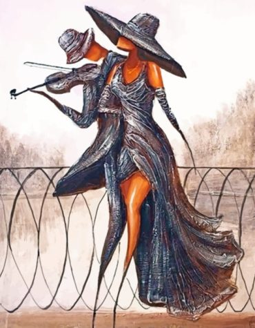 Serenade of the Violinist Paint By Numbers