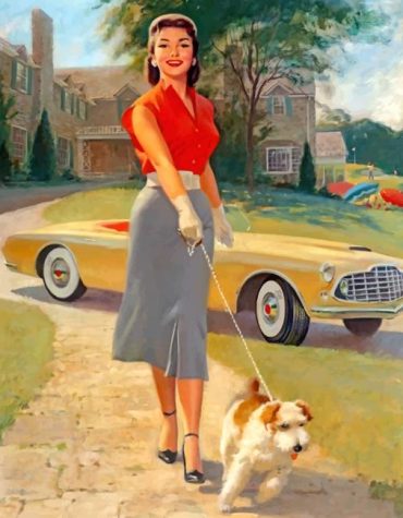 Vintage Woman Elegance Paint By Numbers