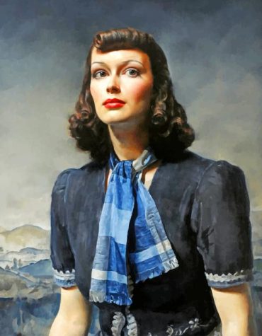 Elegant Vintage Woman Paint By Numbers