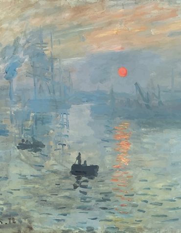 Claude Monet Sunrise Paint By Numbers