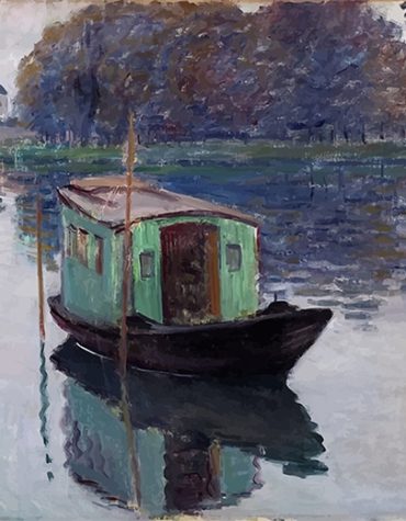 Claude Monet Studio Boat Paint By Numbers