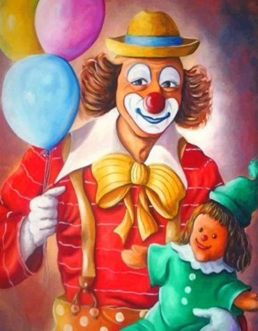 Aesthetic Circus Clown Paint By Numbers