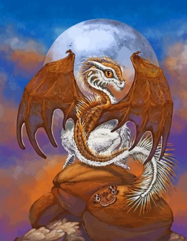 Coconut Dragon Fantasy Paint By Numbers
