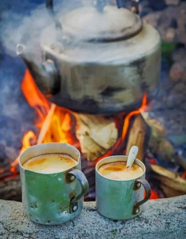 Camping Adventure Coffee Paint By Numbers