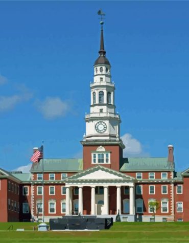 Colby College Building Paint By Numbers