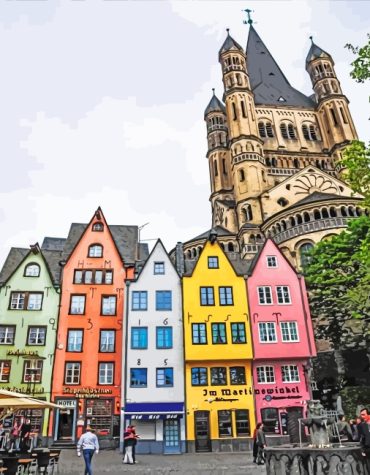 Cologne Architecture Paint By Numbers