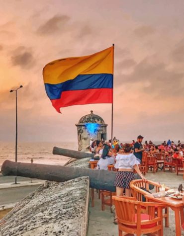 Colombian City Streets Paint By Numbers