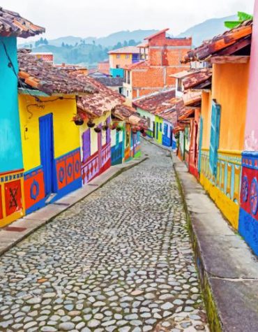 Colorful Colombia Houses Paint By Numbers