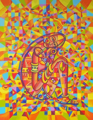 Colorful Newborn Baby Art Paint By Numbers