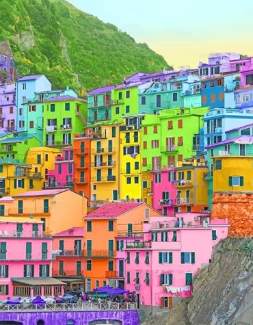 Cinque Terre Scenic Views Paint By Numbers
