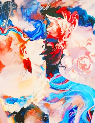 Colorful Abstract Woman Paint By Numbers