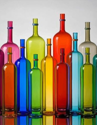 Glass Bottles Collection Paint By Numbers