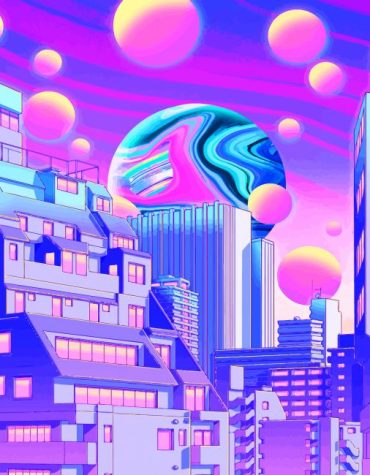 Colorful Bubbles Illustration Paint By Numbers