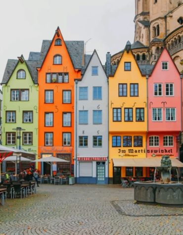 Colorful Cologne Buildings Paint By Numbers