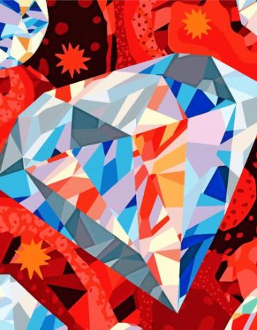 Colorful Diamond Illustrations Paint By Numbers