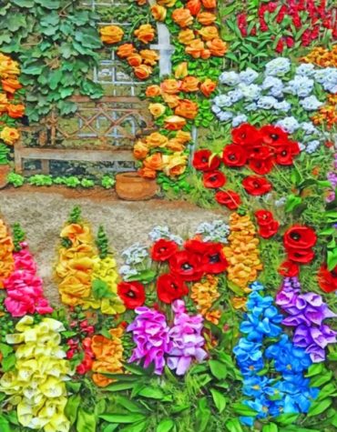 Colorful Plant Pots Paint By Numbers