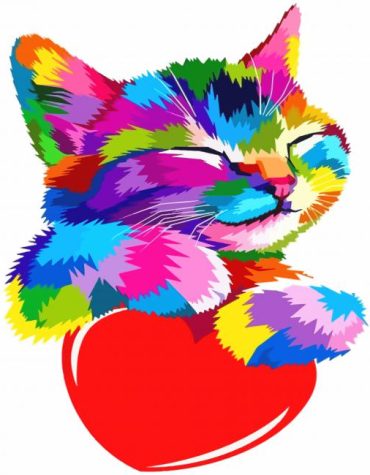 Colorful Cats Kids Paint By Numbers