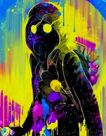 Colorful Abstract Man Paint By Numbers