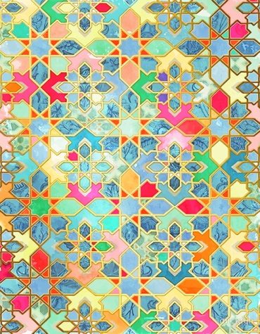 Moroccan Mosaic Art Paint By Numbers