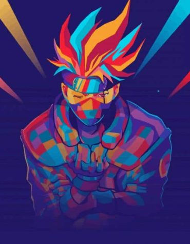 Colorful Naruto Anime Paint By Numbers