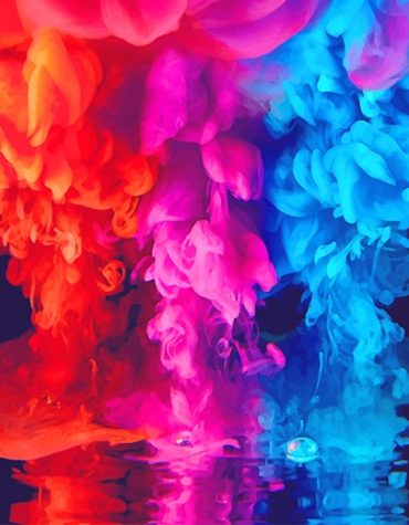 Colorful Abstract Vaping Paint By Numbers
