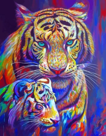 Colorful Panthera Paint By Numbers