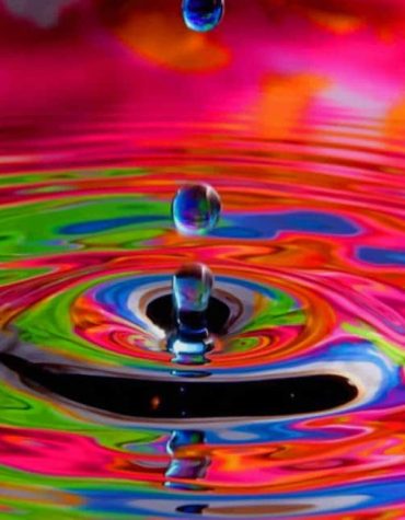 Colorful Water Drop Art Paint By Numbers