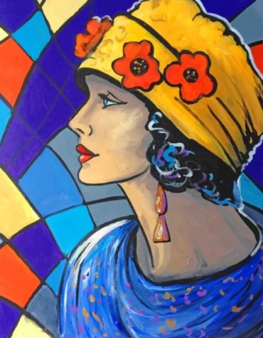 Colorful Pop Art Woman Paint By Numbers