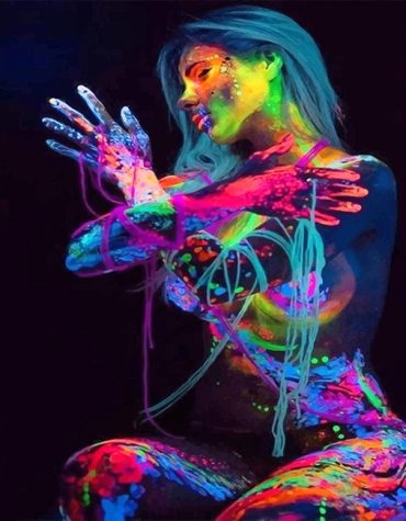 Colorful Woman Abstract Paint By Numbers