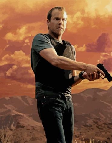 Jack Bauer 24 Series Paint By Numbers