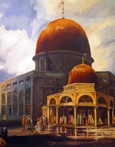 Dome Of The Rock Jerusalem Paint By Numbers