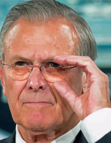 Donald Rumsfeld Famous Politician Paint By Numbers