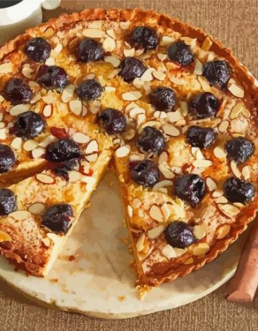 Frangipane Cake Delight Paint By Numbers