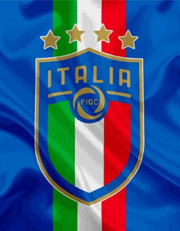 Italy Team Logo Paint By Numbers