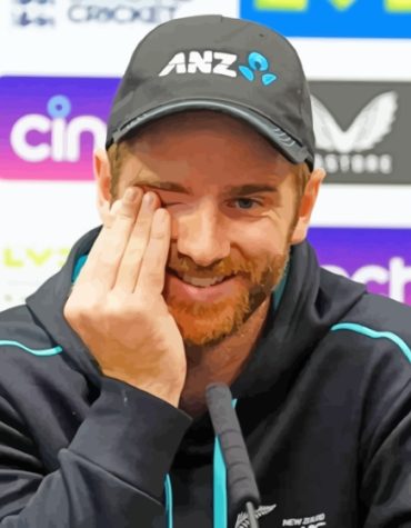 Kane Williamson Cricketer Paint By Numbers