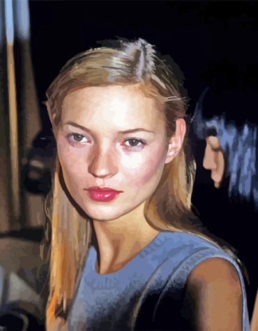 Supermodel Kate Moss Paint By Numbers