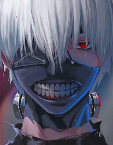 Ken Kaneki Anime Paint By Numbers